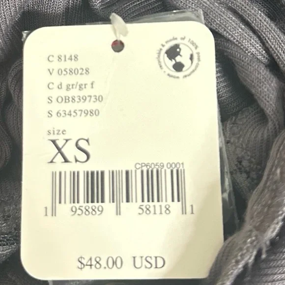 Free People Keep it Simple Long Sleeve - Closing Night XS NWT - Picture 5 of 6